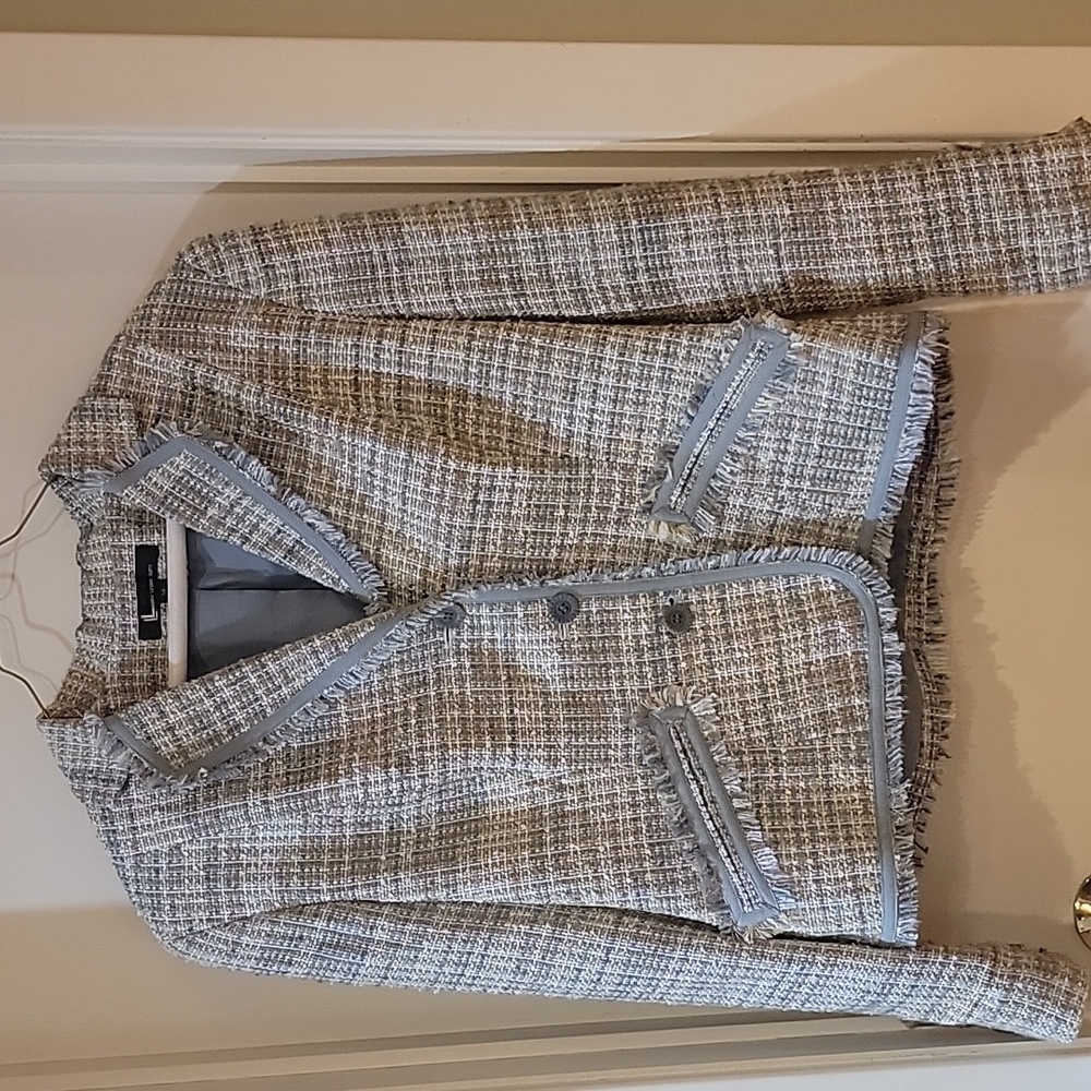 💥 Larry Levine Suits Tweed Jacket.